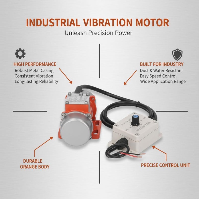 Estink مُهتز خرسانة كهربائي 24V 4000RPM أداة من سبائك الألمنيوم مع وحدة تحكم في السرعة - Image 4